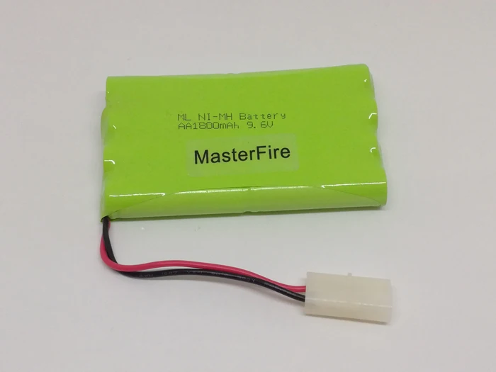 4pcs/lot MasterFire Original 8x AA 9.6V 1800mAh Battery Rechargeable Ni-MH Batteries Pack for Helicopters Robots RC Cars Toys