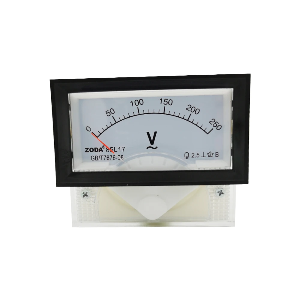 

1PC 85L17-V 250V 300V 450V 500V AC Direct Analog Meter Panel Gauge AC Voltage Current Meter 70*40MM Voltmeter Voltimetro