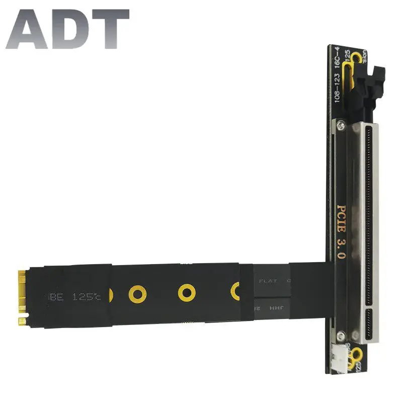 M.2 Ngff Nvme Sleutel M Extender Kabel Naar Pcie X16 Videokaart Riser Adapter 16x Pci-E Pci-Express Voor m2 2230 2242 2260 2280