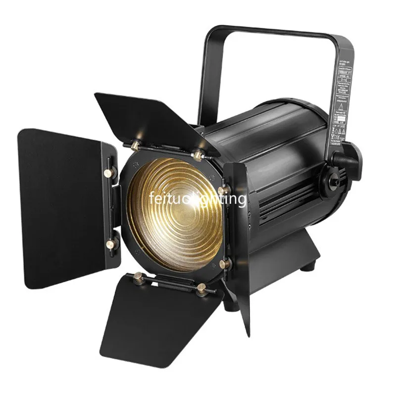 2pcs/lot DMX Auto / Manual Zoom Led Fresnel Light 150w 200w 300w Focus Ellipsoidal Spotlight Studio Led Profile Spot Light