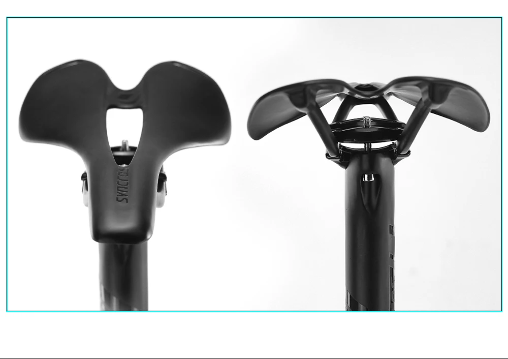 SYNCROS Carbonfaser-Sattelstütze für Rennrad/Mountainbike, 27,2/30,8/31,6 mm, 350-400 mm, Carbonfaser-Sattel, Fahrradzubehör – Detail 16