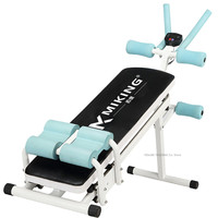 Folding 2 in 1 Sit up Bench & Abdominal Trainer, Core Training System Sit up Bench, Adjustable Body Exercise Machine