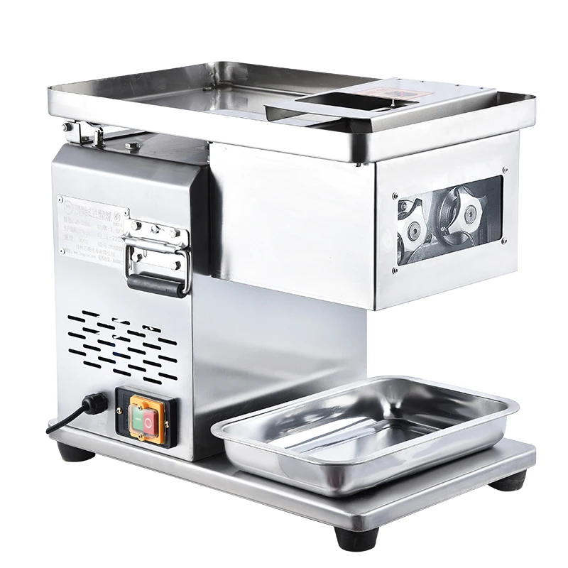 Tritacarne elettrico per affettatrice a cubetti per affettatrice automatica da 1500W in acciaio inossidabile