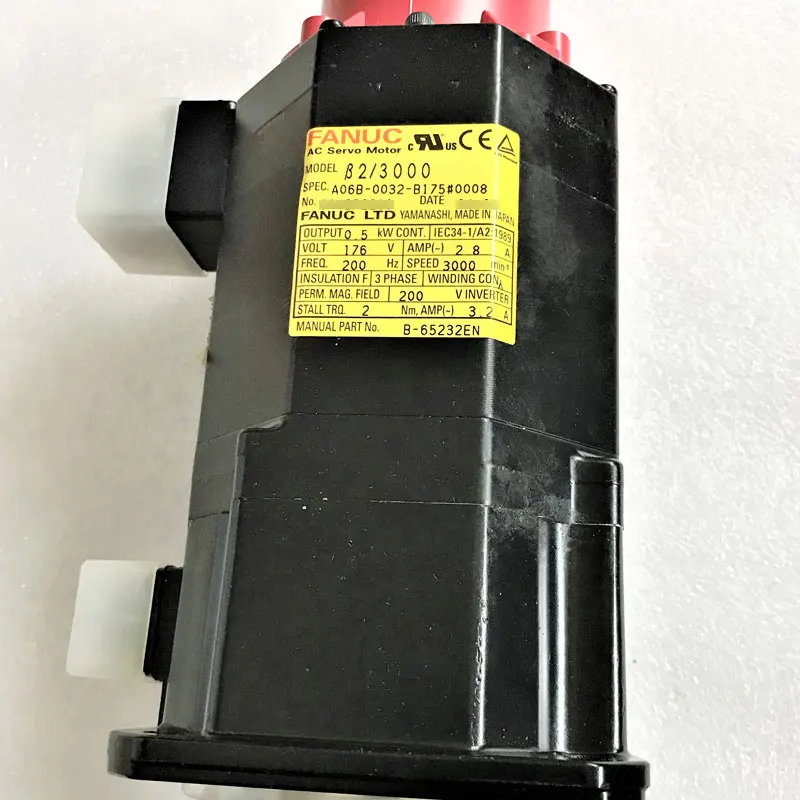 

A06B-0032-B175 Fanuc Servo Motor For CNC Machine Tested Ok A06B 0032 B175