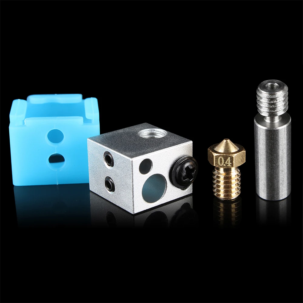 LERDGE 3D Printer Parts BP6 E3D V6 Volcano Hotend Module 0.4mm/0.8mm 1.75MM Nozzle Kit  Bowden Extruder Hot End Accessories