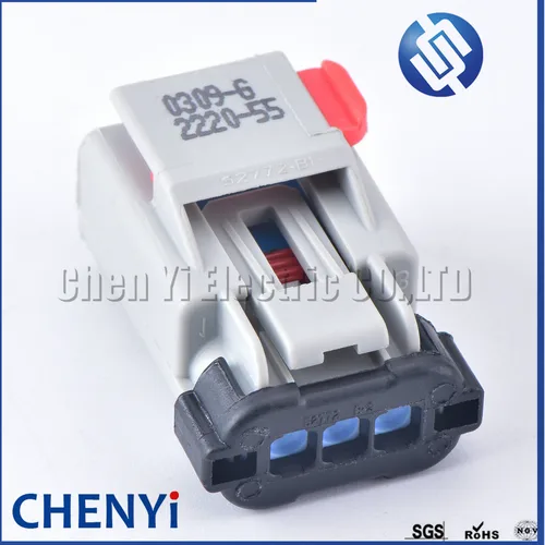 Imagen 2 del producto Arnés de cableado impermeable para coche, Conector de enchufe eléctrico sellado, 3 pines, 2,8mm, hembra, 54200309, 54200309-B 54200313, 1 Juego