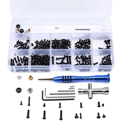 RC Car Tools Kit 316pcs RC Car Tools & Screws Box Kit Set M2 M2.5 M3 Screws Repair Supplies for Wltoys 1/14 144001 RC Car Parts