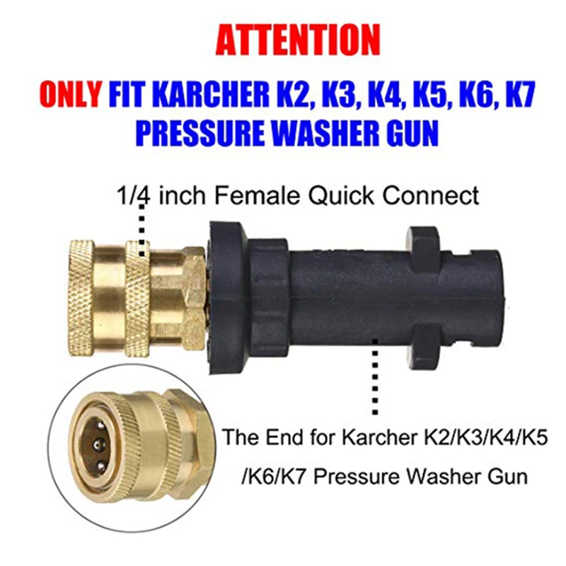 High Pressure Washer For karcher k2 k3 k4 k5 k6 k7 karcher accessories karcher adapter ​Nozzle For Spray Gun  Washing Machin