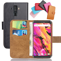 Vernee V2 pro Case 6 Colors Dedicated Leather Exclusive Special Crazy Horse Phone Cover Cases Card Wallet+Tracking