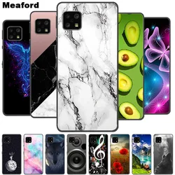 For Sharp Aquos Sense 4 Lite Case Marble Soft Silicone Back Case for Sharp Aquos Sense 4 Plus Phone Cover for Sharp Aquos4 4G 5G