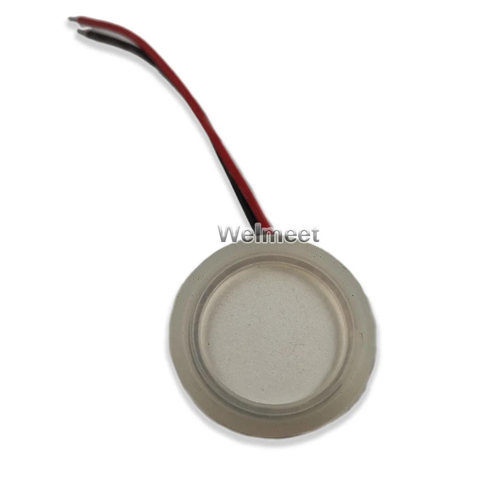 For Φ25mm Ultrasonic Mist Maker Fogger Ceramics Discs Atomizing Film with Wire & Sealing Ring #White