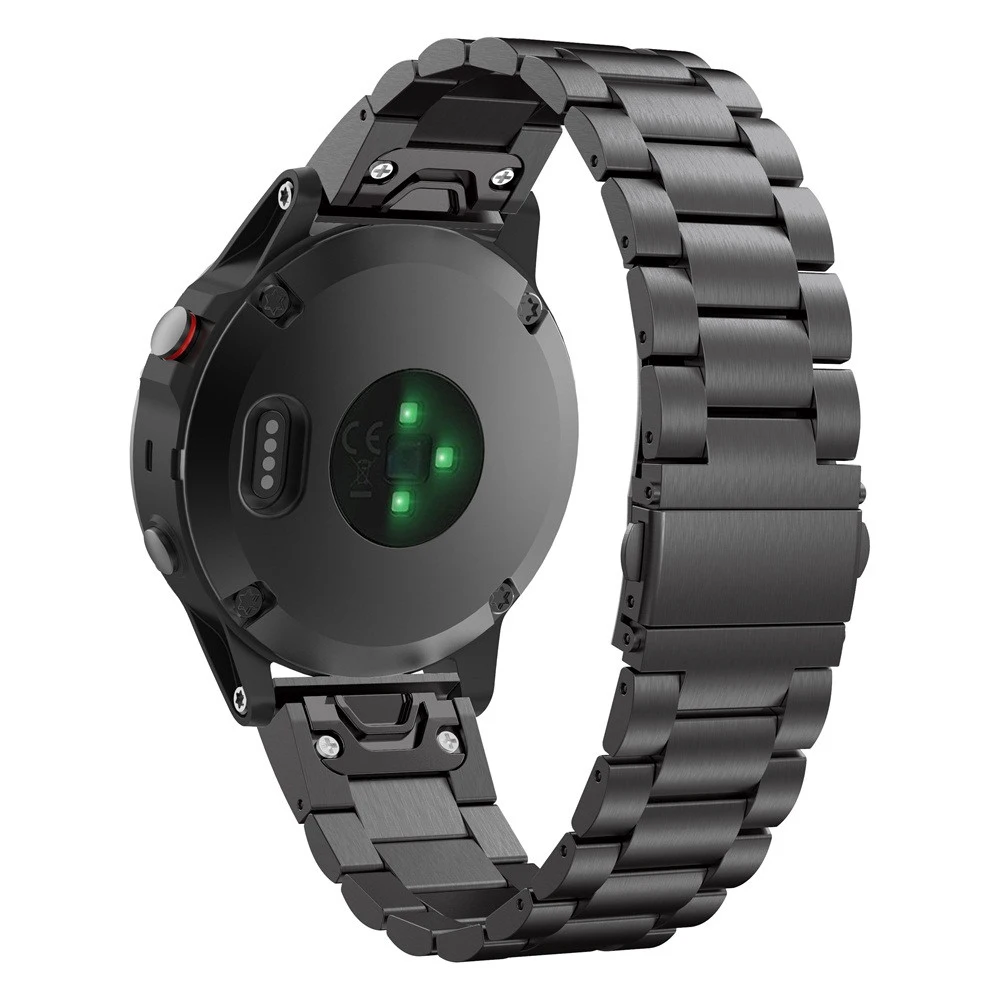Correa de muñeca de acero inoxidable para Garmin Fenix, pulsera de Metal, 20/22/26mm, para 7S, 7, 7X, 6X, 6S, 6Pro, 5X, 5splus, 3HR, Easyfit