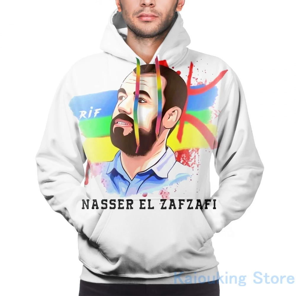 Mens Hoodies Sweatshirt for women funny of NASSER EL ZAFZAFI rif hirak freedom print Casual hoodie Streatwear