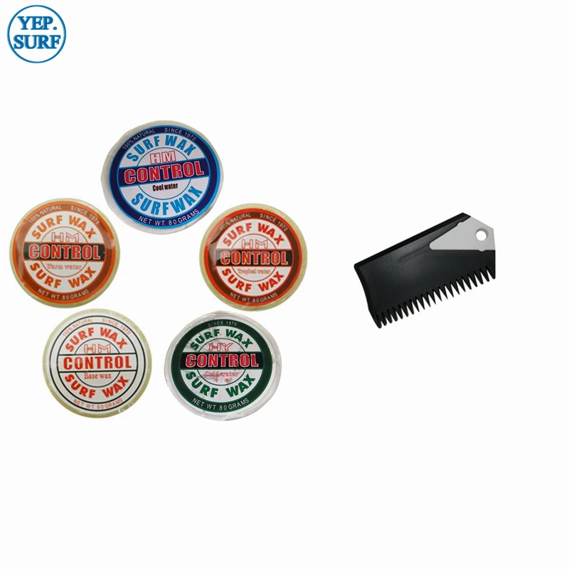 

SUP Surfing 1pc Wax Cool/Cold Water Surf Wax Surfboard Wax+Wax Comb+Fin Key Hot selling