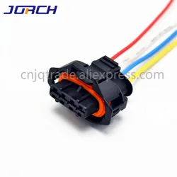 1pc 4pin automotive waterproof 3.5mm Boschs electric plug wiring harness connector with 20cm cable for Ford