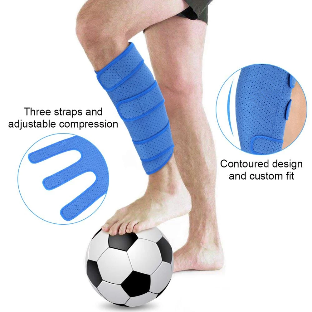 

Adjustable Calf Compression Brace Shin Brace Support Wrap Lower Leg Sleeve Proetctor for Man Pain Relief Prevent Injury Sports