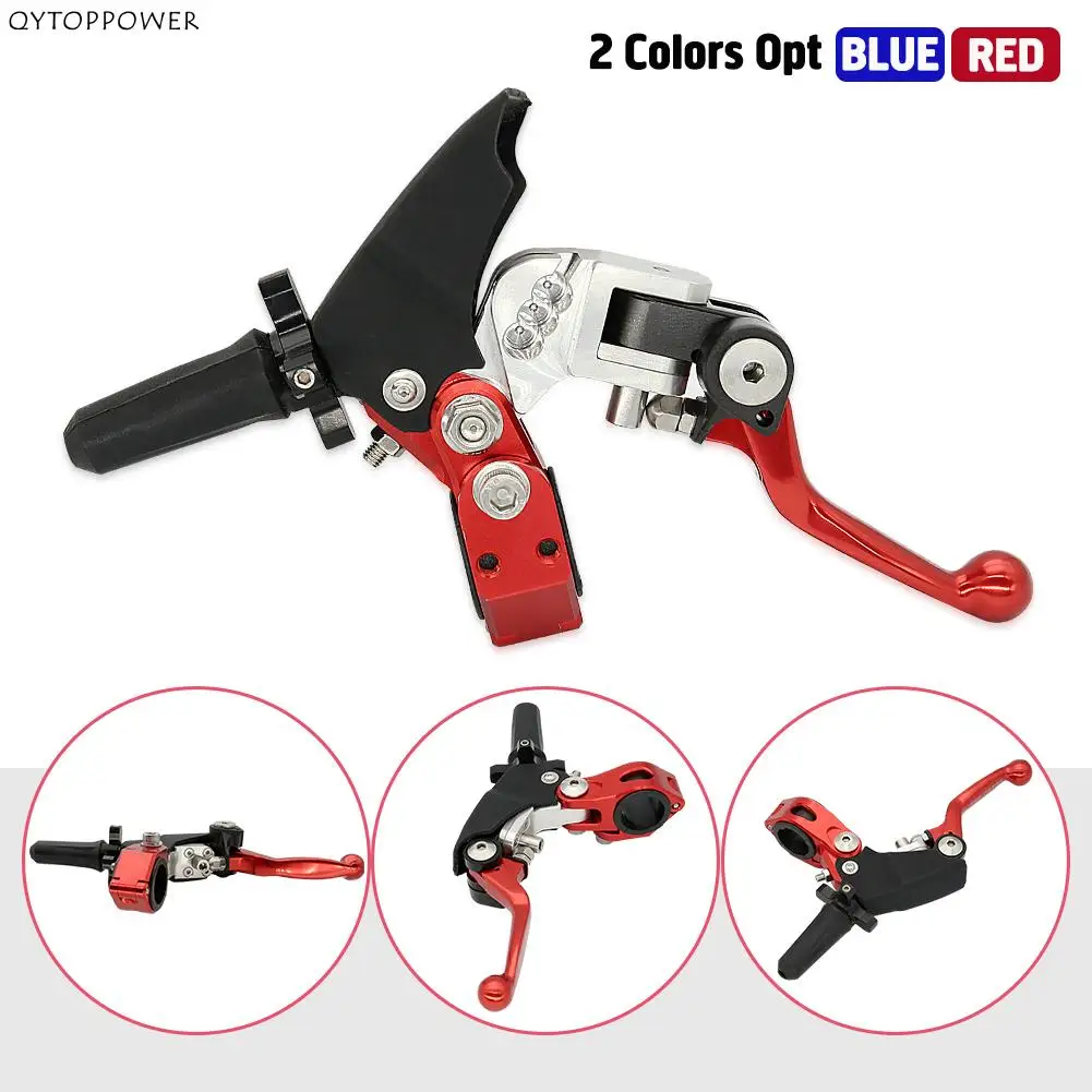 Universal CNC Folding Clutch Lever  For CRF YZF KXF EXC KAYO BSE 125 230 250 300 450cc Dirt Pit Bike Motocross MotoBike ATV