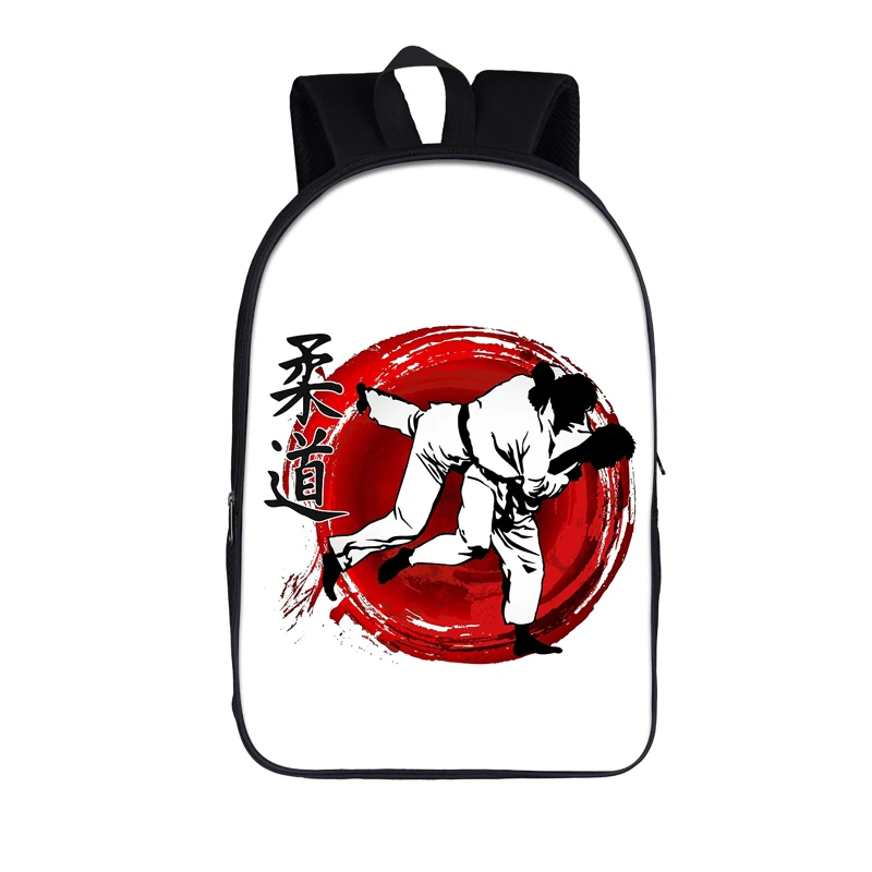 Mochila artes marciais judo/karate/aikido, bolsa escolar infantil de alta capacidade para meninos adolescentes