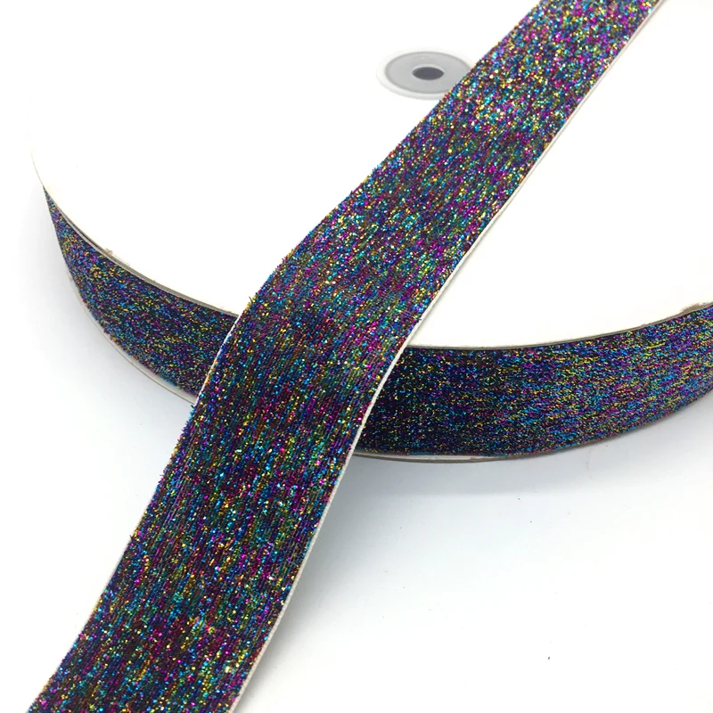 3 Yards 38mm Glitter Velvet Ribbon Wedding Party Decoration Handmade  Gift Wrapping Hair Bowknot DIY Christmas