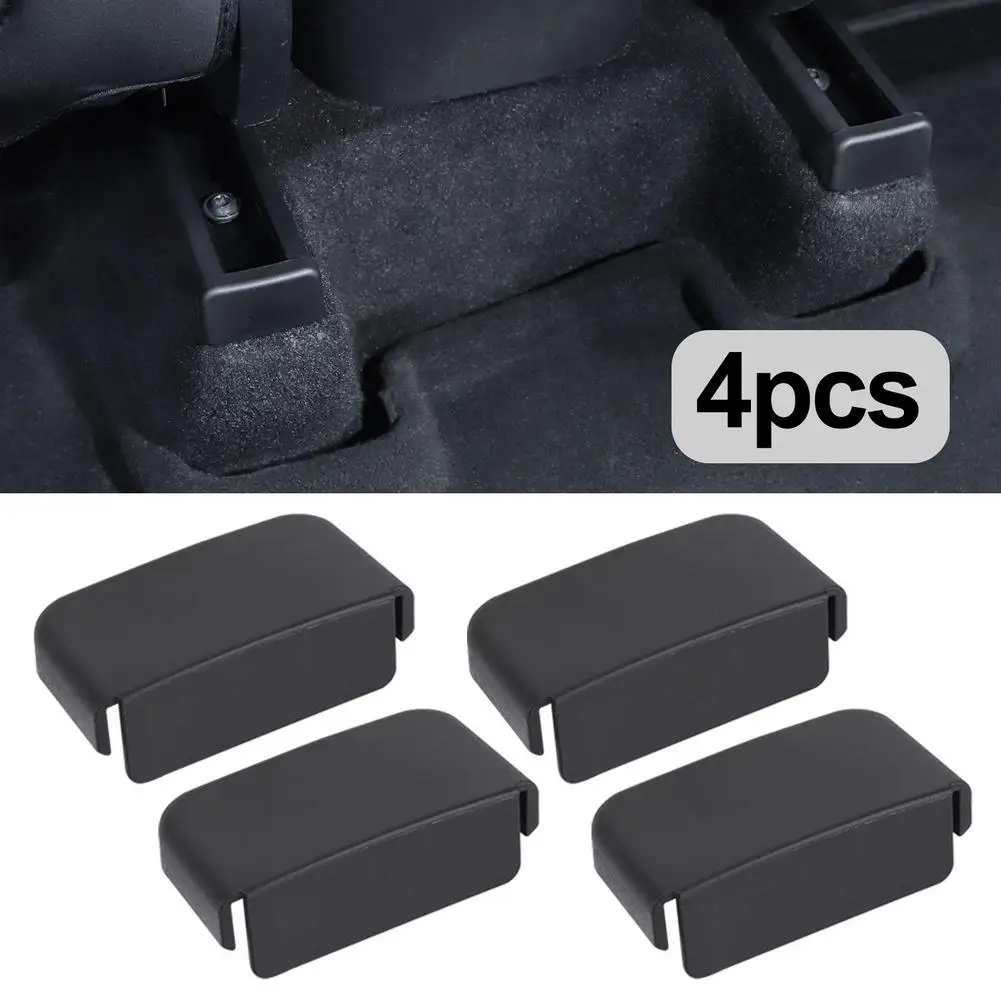 4pcs Car Seat Slide Anti-Kick Plug For Tesla Model 3 Y Car Seat Rail Anti-Blocking Cover Pulley ​Anti-Kick Protection Plug