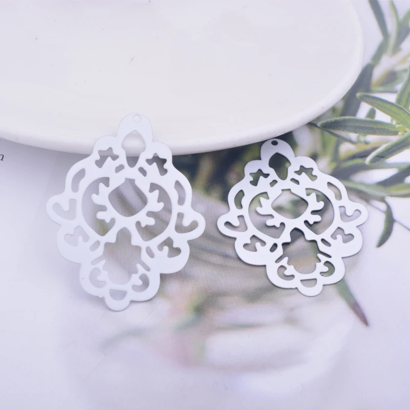 30 Stück AB6146 33*41mm Messing-Geometrie-Anhänger DIY Quasten Ohrring Anhänger Hängender Schmuck Dekoration – Detail 4