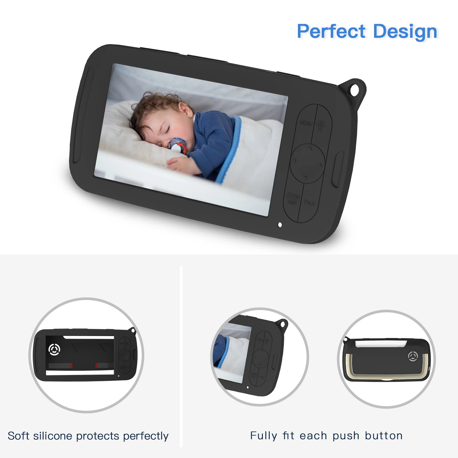 Silicone Skin for Infant DXR-8 Pro Baby Monitor 5