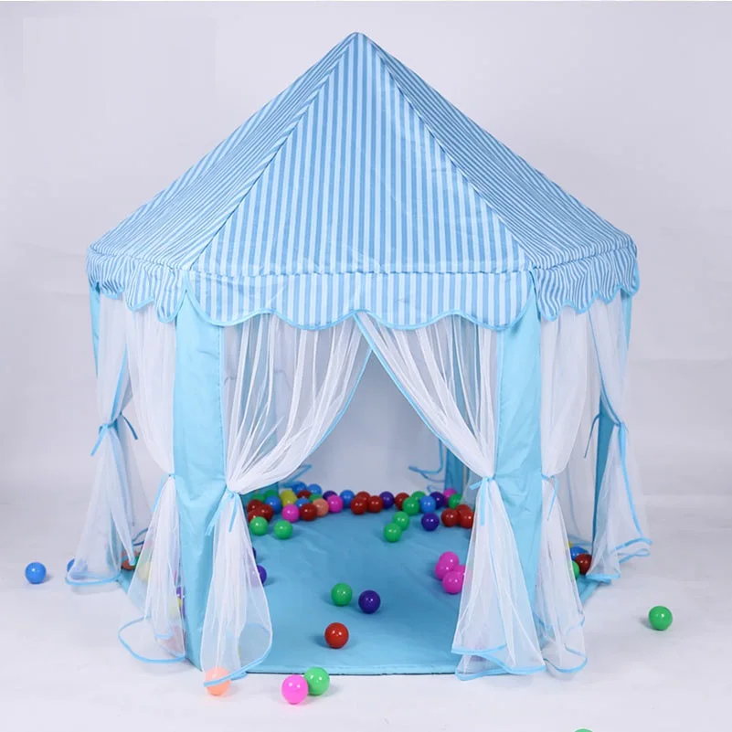 Moustiquaire Portable pour enfants, tente de jeu, bleu, vert, rose, maison intérieure et extérieure, château pour bébé, chaude