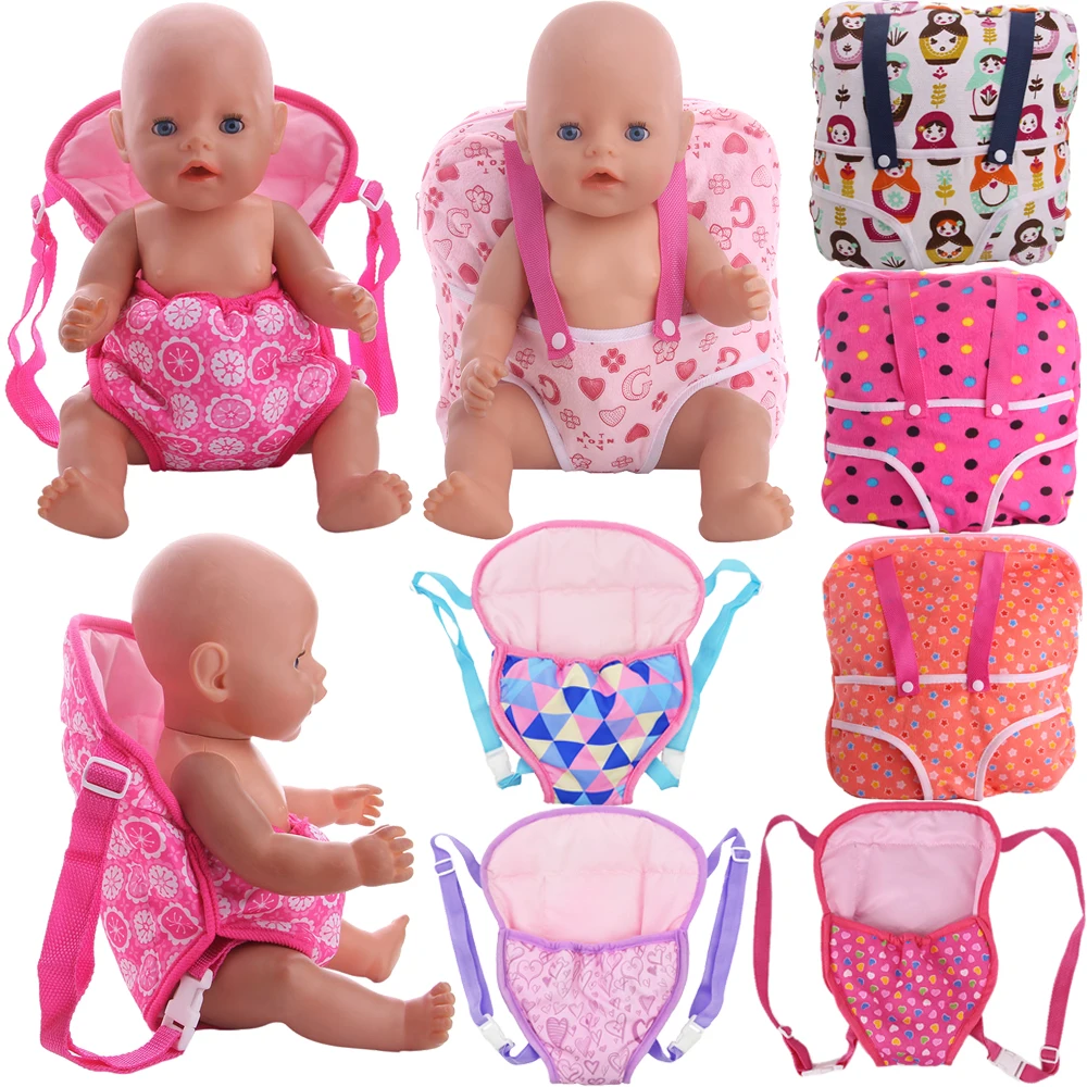 Mochila para muñeca americana de 18 pulgadas, juguete para niña, 43 Cm, accesorios de ropa para bebé nacido, Nenuco, nuestra generación y bebé Reborn