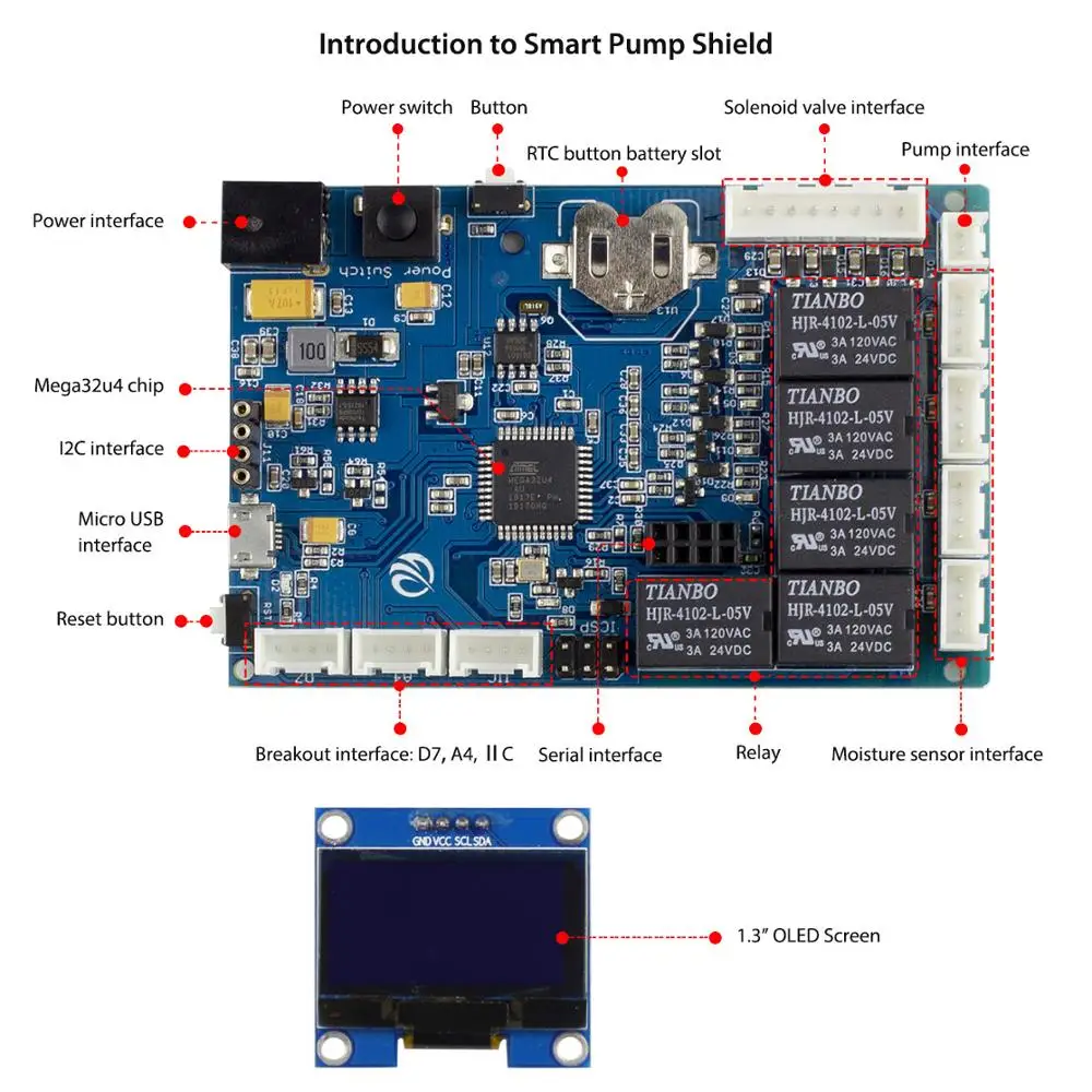 Elecrow-Kit de riego automático para plantas, Sensor de humedad del suelo para Arduino, bricolaje, jardinería, autorriego, Kit de enfriamiento de