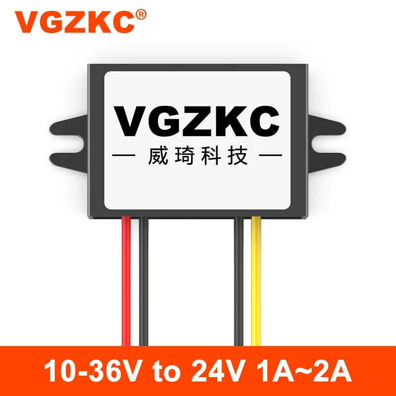 VGZKC 24V to 24V 1A 2A 3A 5A 8A 10A 15A 20A power regulator 10-36V to 24V car DC converter 24V to 24V buck-boost