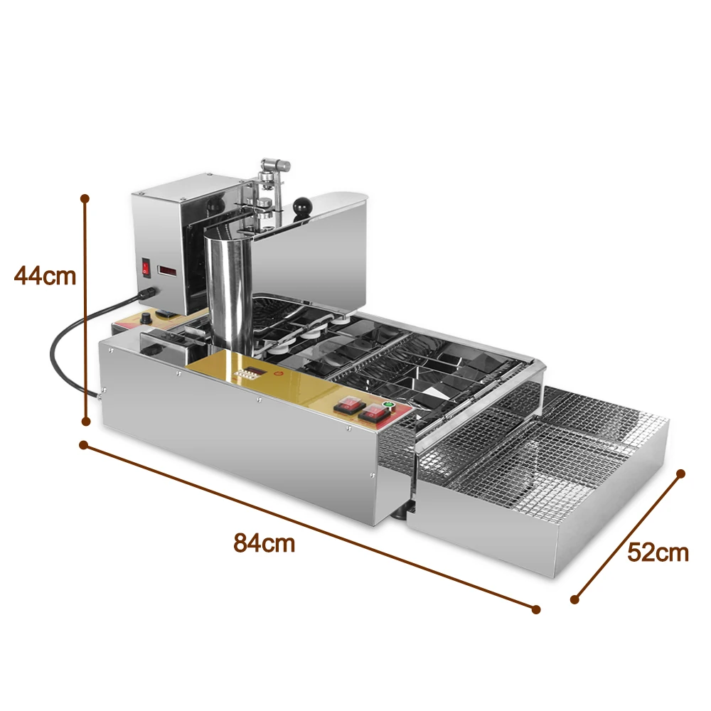 ITOP 2000W produkcja automatyczna Donut Maker komercyjne elektryczne urządzenie do pieczenia pączków ze stali nierdzewnej 6cm maszyna do donatów