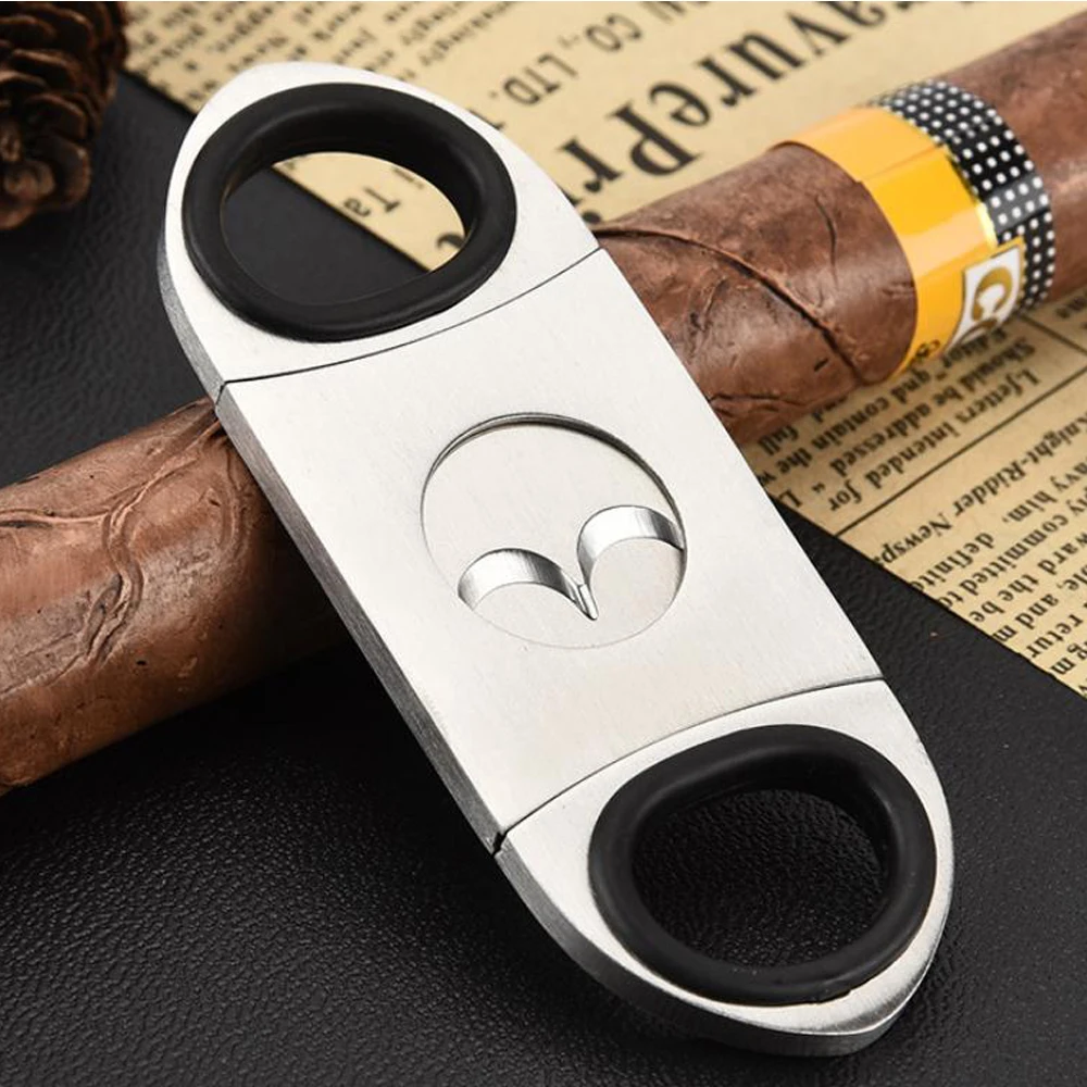 

Amazon quality stainless steel cigar scissors 56ring portable travel cigar cutter cigar accessories smoking pocket tool sharp