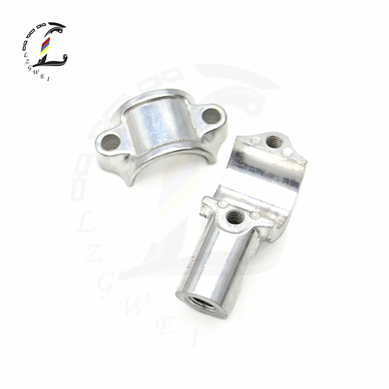 Motorcycle CNC Aluminium Mirrors Stand Clamp Bracket  For Kawasaki KLX250 KL250  KLX 250 Wire Tooth Mount Adapter Bracket 8 MM