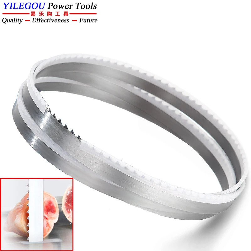 2085mm Band Saw Blades Cutting Bone, Frozen Fish, Meat. 2085 x 16/19 x 0.56mm x 4Tpi Food Saw Blades With Width 16mm, 19mm