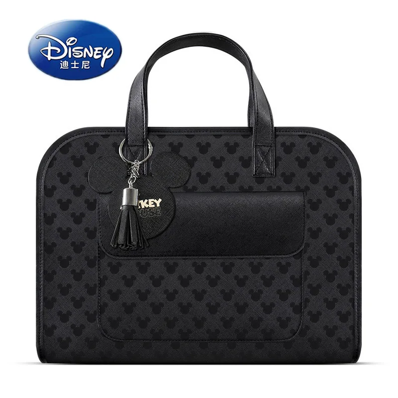 Disney Mickey Apple Huawei Business Laptop Bags 13/14/15 Inch Women PU Notebook Bag Macbook Storage Protective Case Briefcase