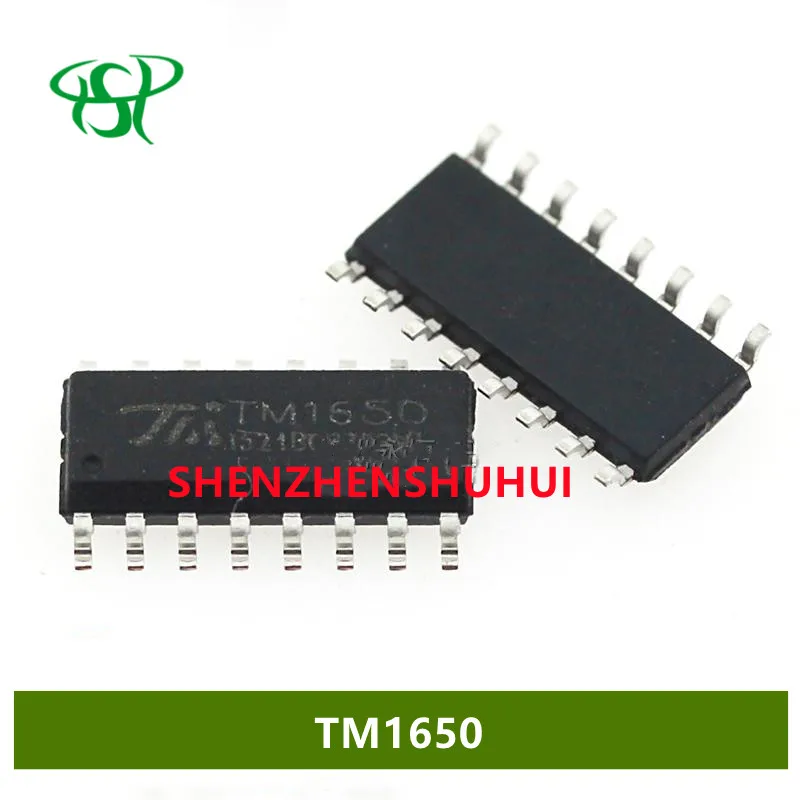 10 Stks/partij TM1650 SOP16 8*4 Bit Rijden Digitale Controle Chip Authentieke