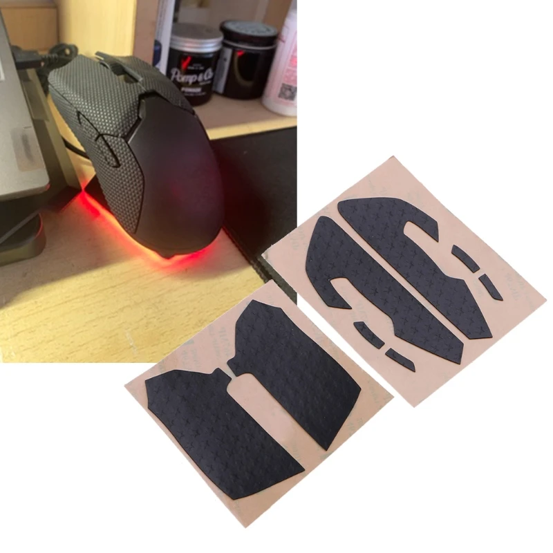 H052 Mouse Anti-Slip Elastics Refined Side Grips for Razer Viper Mouse Superlight Skin Sweat Resistant Pads Without Mouse