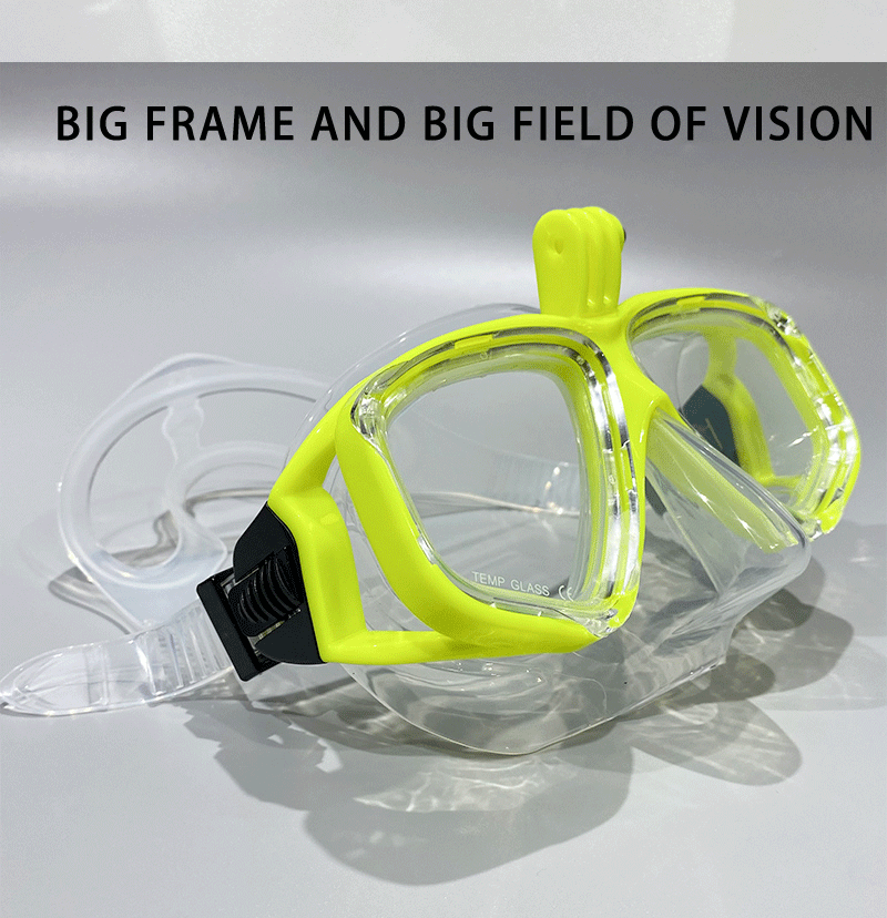 Professionelle Unterwasser-Tauchmaske, Vollständig Trockene Tauchbrille Geeignet für GoPro Kleine Action-Kameras. – Detail 25