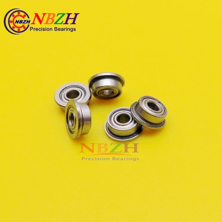  Free Shipping NBZH Bearing10pcs Free Shipping Flange Bearing Thin Wall Deep Groove Ball Bearings F692ZZ 2*6*7.5*3*0.8 Mm