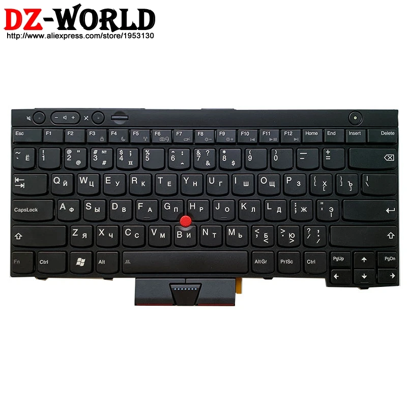 New RU Russian Keyboard for Lenovo Thinkpad L430 L530 T430 T430i T430S T530 T530i W530 X230 X230i X230 Tablet Laptop