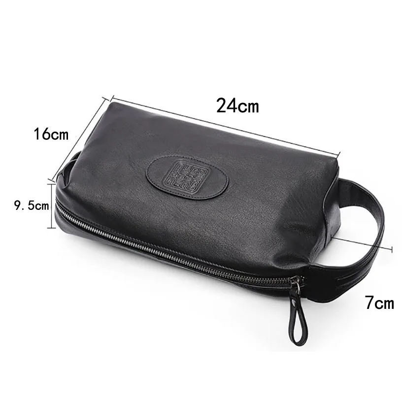 AETOO-bolso de mano de cuero genuino para hombre, cartera de mano retro de gran día, para negocios, para teléfono móvil