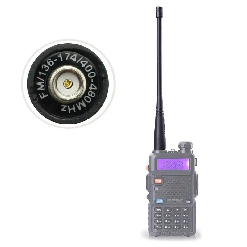 اسلكية تخاطب ل BaoFeng uv-5r هوائي SMA-أنثى UHF/VHF 136-174/400-520 ميجا هرتز ل UV5R UV-82 GT-3 Baofeng اكسسوارات