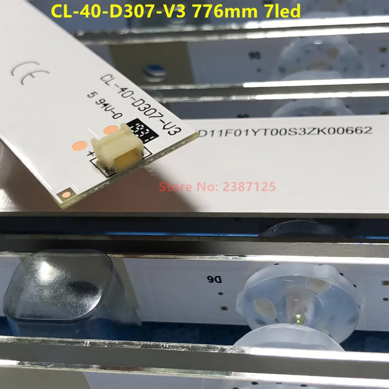 15PCS 7LEDs LED Strip para LED40M3000A LED40R6000 40PFG4109/78 40PHG4109/78 40PFT4109/60