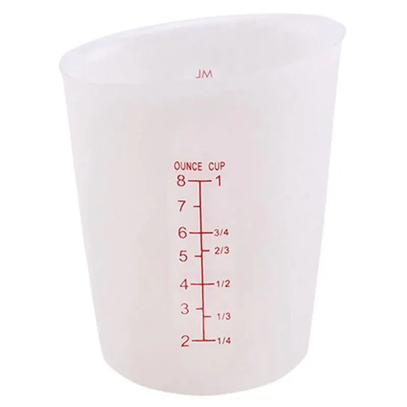 Silicone 250ml 500ml Measuring Cup Kitchen Measuring Cup Silicone Dual-Scale Mixing Cup Measuring Tool for Baking