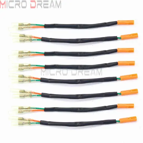 2 핀 플러그 방향 지시등 OEM 표시기 와이어 어댑터 플러그, 혼다 CB/CBR 400 600 650 1000 RR/X/F VT VTX1300 VTX1800 범용