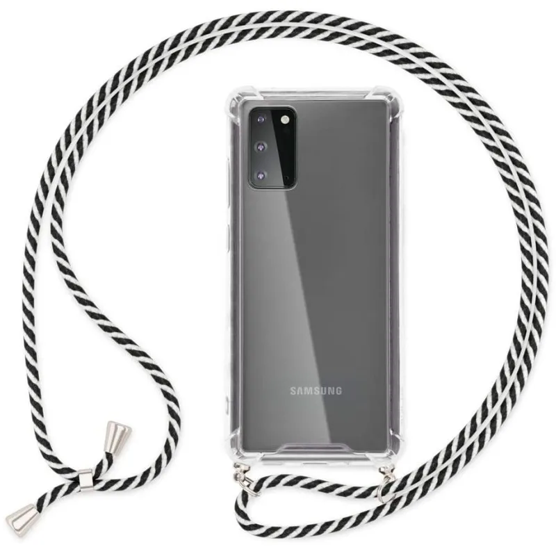 Hülle für Samsung Galaxy A16 A36 A56 A35 A55 A17 A37 A57 S25 S26 Ultra S24 FE mit Umhängeband, Halskette und transparentem Cover – Detail 11