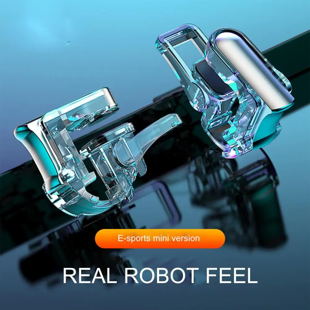 Joystick de disparo para juegos de teléfono inteligente GT01, 2 uds., para PUBG, Mini controlador de gatillo de juego de Metal, botones de fuego, controlador de disparo Pubg