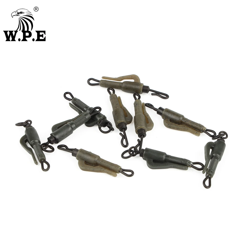 W.P.E Accesorios de carpa: clip, gancho de plomo hibrido - imagen 2