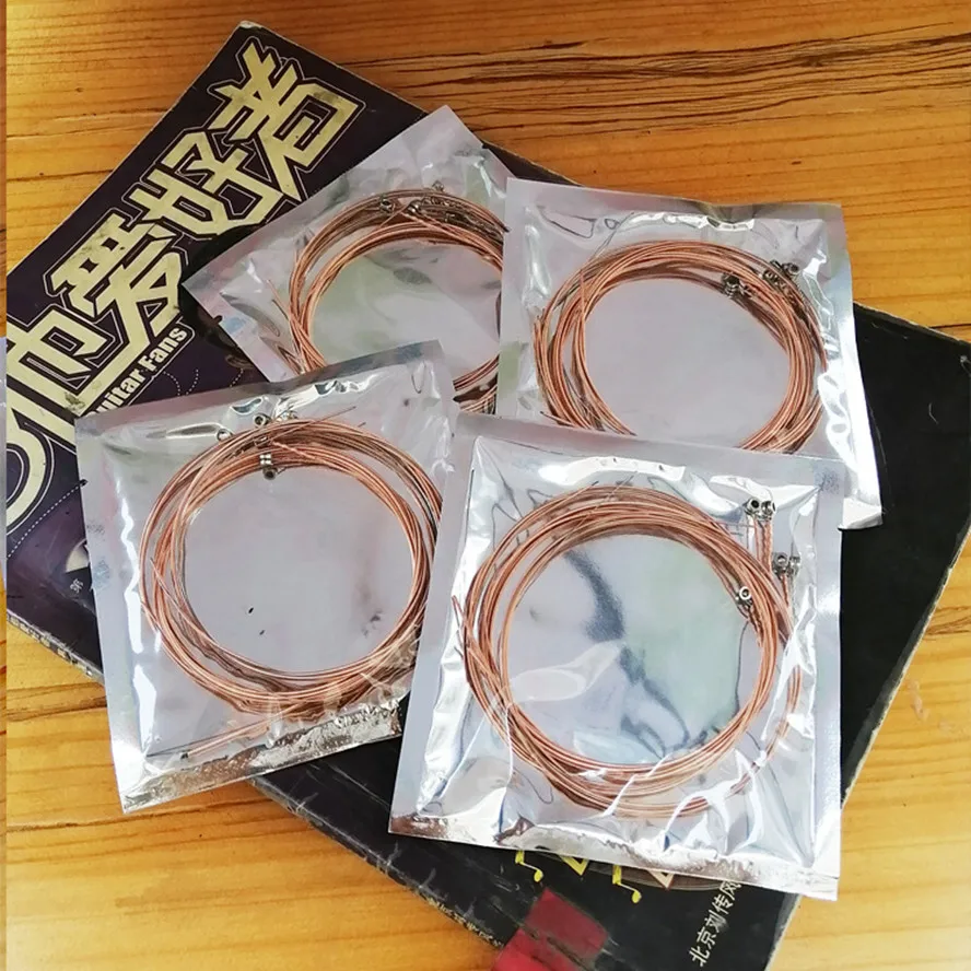 

Folk guitar strings Guitar set with copper strings