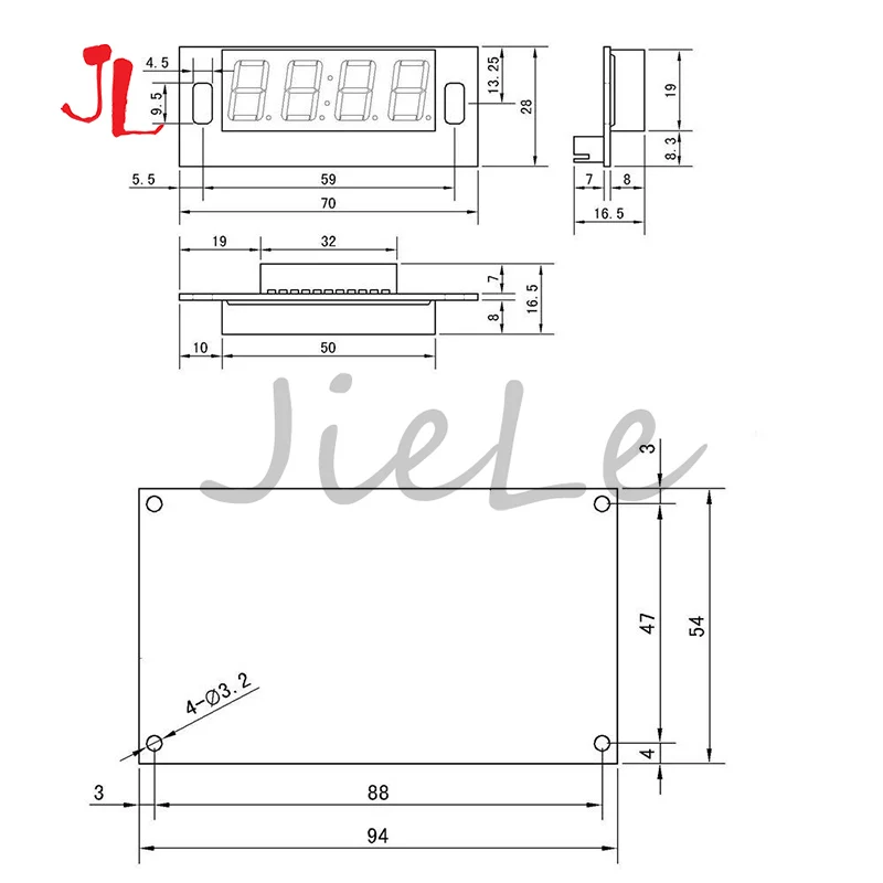 Timer Control Board, JY-15B, with 40cm White Lead, Time Supply for Coin Acceptor selector, Factory Price